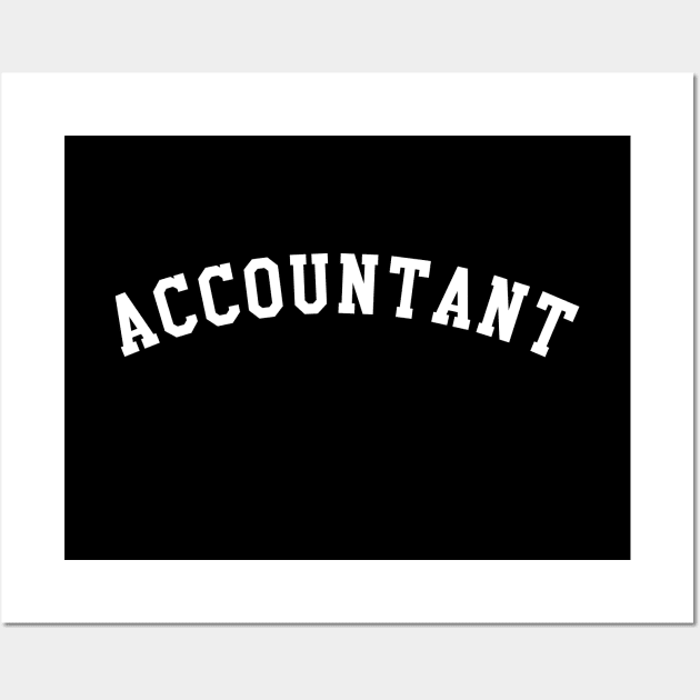 Accountant Wall Art by KC Happy Shop